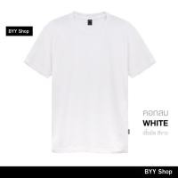 ราคา BYYshopยอดขาย No 1 รับประกันไม่ย้วย 2 ปี ผ้านุ่ม เสื้อยืดเปล่า เสื้อยืดสีพื้น เสื้อยืดคอกลม เสื้อผู้ชายสีขาวสีดำรหัส A0 (29954237031)