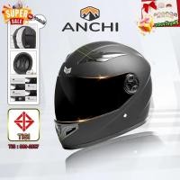 ราคา ANCHI หมวกกันน๊อก หมวกกันน็อกเต็มใบ มีกระจกบังแดด ลม เลนส์ใสกันหมอก สีดำด้าน สีดำสะท้อน ขาว Helmet (23524925865)