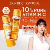 ราคา NEW SKINTIFIC 10 Pure Vitamin C Fresh Brightening Serum เซรั่ม เซรั่มบำรุงผิวหน้า ผิวดูไบรท์ขึ้น จุดด่างดำแลดูจางลง (41007614674)