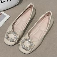ราคา พร้อมส่ง รองเท้าผู้หญิงส้นแบนลําลองสไตล์ใหม่ Slip On Peas Wor (29661805131)