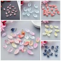 ราคา 10 ชิ้น 11x20 มม กลีบดอกบัวหิมะเทียนซาน วัสดุแก้ว DIY ทำมือ สไตล์โบราณ วัสดุทำเครื่องประดับผม (40053223627)