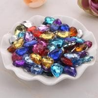 ราคา รองเท้าเสริมไต้หวัน อคริลิค Rhinestones สำหรับรองเท้าแตะส้นสูง ขนาด 13 18 มม ก้นแหลม รูปทรงหยดน้ำ รูคู่ 10 ชิ้น (42503209375)