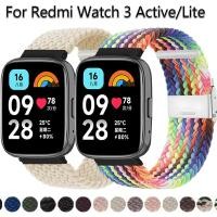 ราคา สายรัดถักยืดหยุ่นสําหรับ Redmi Watch 3 Active Watchband ไนลอนปรับ Quick Release สร้อยข้อมือสําหรับ Xiaomi Redmi นาฬิกา 3 Lite (29453954148)