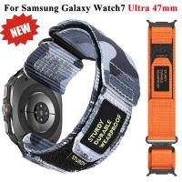 ราคา 2024 ไนลอนสายรัดสําหรับ Samsung Galaxy นาฬิกา Ultra 47 มม กีฬาใหม่ล่าสุด Smartwatch สําหรับ Galaxy Watch7 Ultra 47 มม ชายหญิงสายรัดข้อมือ Correa (26913684129)