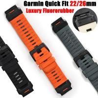 ราคา 26 มม 22 มม หรูหรา Fluororubber สําหรับ Garmin Fenix 8 7X 6 5X Descent G1 Mk2 Quick Fit Sport Man นาฬิกาสําหรับ Garmin Enduro 2 Quatix5 Tactix7 Correa (26168228704)