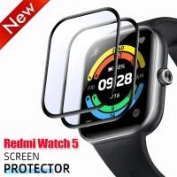 ราคา 5 ชิ้นป้องกันหน้าจอสําหรับ Redmi Watch 5 3D โค้งฟิล์มสําหรับ Xiaomi Redmi Watch5 Ultra HD Full Coverage อุปกรณ์ป้องกัน (26077007547)