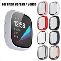 ราคา เคสกระจกนิรภัยสําหรับ Fitbit Versa3 Sense All Around ฝาครอบป้องกันอุปกรณ์เสริมสําหรับ Fitbit Versa3 Sense (29837713231)