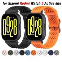 ราคา สายซิลิโคนสําหรับ Xiaomi Redmi Watch 5 active Lite 22mm Sport Band สําหรับ Redmi Watch 3 active Lite (28114270481)