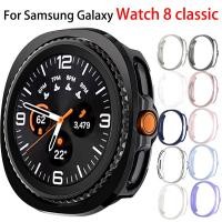 ราคา เคสพีซีสําหรับ Samsung Galaxy Watch 8 Classic Watch Band Hollow Out Hollow Out สําหรับ Samsung Galaxy Watch 8 Classic Smart Watch อุปกรณ์เสริม (26938380990)