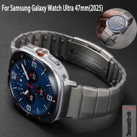 ราคา สายสแตนเลสสําหรับ Samsung Galaxy Watch 7 Ultra 47mm 2025 สายโลหะสําหรับ Galaxy Watch Ultra 2025 สร้อยข้อมือ (43876738724)
