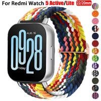 ราคา สายไนลอนสําหรับ Redmi Watch 5 3acrive 5 3Lite 22 มม 20 มม สายนาฬิกาสําหรับ Samsung Galaxy Watch 7 6 5 4 คลาสสิก 44 มม 40 มม สร้อยข้อมือถัก Swatch นาฬิกาอุปกรณ์เสริม (43874469434)