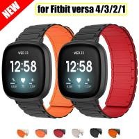 ราคา สายรัดซิลิโคนอ่อนนุ่มสําหรับ Fitbit Versa4 3 สร้อยข้อมือห่วงแม่เหล็กสําหรับ Fitbit Versa2 1 อุปกรณ์เสริมสายนาฬิกาอัจฉริยะ (27285562312)