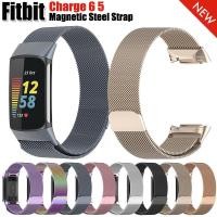 ราคา สายนาฬิกาโลหะแม่เหล็กสําหรับ Fitbit Charge 6 5 Milanese ธุรกิจสร้อยข้อมือสแตนเลสอุปกรณ์เสริมอัจฉริยะ Band (24589790500)