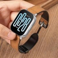 ราคา สายหนังแท้แม่เหล็กสําหรับ Redmi Watch 5 Active Lite 22 มม สําหรับ Xiaomi Redmi Watch3 Active (27214264229)