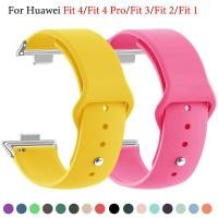 ราคา กีฬาซิลิโคนสําหรับ Huawei WatchFor Huawei Fit 4 Fit 4 Pro Fit 3 Fit 2 Fit 1 WatchBand Smartwatch อุปกรณ์เสริมสําหรับ Huawei Fit4 Fit3 Fit 4 Pro สร้อยข้อมือ (43553721314)