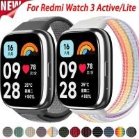ราคา ห่วงไนลอน Starp สําหรับ Redmi Watch 3 Active Lite ถักทอสําหรับ Redmi Watch 3 Active Skin friendly สบายนาฬิกาสร้อยข้อมือ (52501004393)
