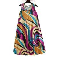 ราคา ชุดเดรสยาว แขนกุด ผ้าฝ้าย และผ้าเรยอน พิมพ์ลาย สไตล์ชนเผ่า แฟชั่นฤดูร้อน สําหรับสตรี (52301926758)