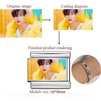 ราคา ทําเอง ปรับแต่งยอดนิยมรักกล่องของขวัญอิตาลีเสน่ห์ลิงค์พอดี9มิลลิเมตรสร้อยข้อมือสแตนเลสทําเครื่องประดับ อากาบง Got7 Bambam (25092036596)