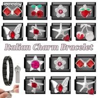 ราคา สร้อยข้อมือสแตนเลส 9 มิลลิเมตร เพชรสีแดงฝังด้านล่าง สำหรับทำเอง เสริมความงาม (58150283868)