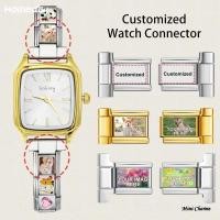 ราคา สร้อยข้อมือสแตนเลส DIY พร้อมเชิงตัวลําไส้ italiano สามารถกำหนดเองได้ด้วยการแกะสลักเลเซอร์ logo และชื่อ เหมาะสำหรับสายเรือนเวลาขนาด 9 18 มม แถมลูกปัด (47451815050)