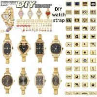 ราคา Gold Header สีดํา Dial DIY สายโมดูลดิจิตอล Splicing นาฬิกา Vintage Wild Modular นาฬิกาอิตาเลี่ยน Charm สร้อยข้อมือสแตนเลสสร้อยข้อมือแฟชั่นอุปกรณ์เสริม (44008434366)