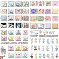 ราคา ดอกไม้ฤดูใบไม้ผลิดอกไม้สีชมพูกล่องcharmอิตาเลียนlinksfit9มม สร้อยข้อมือDIYLoveดอกไม้ผีเสื้อกล่องcharmสร้อยข้อมือlinkอุปกรณ์เสริมRetroโมดูลสร้อยข้อมือ (43052936966)