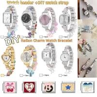 ราคา Silver Header DIY สายโมดูลดิจิตอล Splicing นาฬิกา Vintage Wild Modular นาฬิกาอิตาเลี่ยน Charm สร้อยข้อมือสแตนเลสสร้อยข้อมือแฟชั่นอุปกรณ์เสริม (27638658979)
