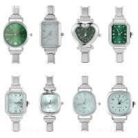 ราคา Silver Header สีเขียว Dial DIY สายโมดูลดิจิตอล Splicing นาฬิกา Vintage Wild Modular นาฬิกาอิตาเลี่ยน Charm สร้อยข้อมือสแตนเลสสร้อยข้อมือแฟชั่นอุปกรณ์เสริม (26388581239)