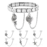 ราคา เปลือกปลาทะเลเสน่ห์อิตาลีเสน่ห์สร้อยข้อมือพอดี9มิลลิเมตรสร้อยข้อมือสแตนเลสทําเองเครื่องประดับทําอุปกรณ์ย้อนยุคบุคลิกภาพโมดูลสร้อยข้อมือเครื่องประดั (24695827753)