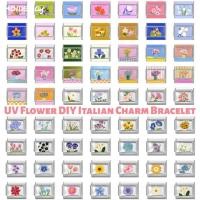 ราคา สร้อยข้อมือcharmลายดอกไม้สไตล์อิตาเลียน UV fit 9 มม สแตนเลส DIY อุปกรณ์ทำสร้อยข้อมือเอง (50400579600)