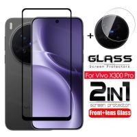 ราคา สําหรับVivoX300Pro 2 ใน 1 ป้องกันหน้าจอกระจกนิรภัยฟิล์มสําหรับVivo X300 Pro X300Pro X 300 VivoX300 Pro VivoX300Pro 2025 กล้องกลับเลนส์ป้องกันคลุมทั้งหมดฟิล์มด้านหน้า (40725404246)