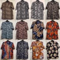 ราคา ราคาส่ง เสื้อฮาวาย เสื้อพิมพ์ลายเสือดาววินเทจ และเสื้อลายม้าลาย ไซส์ M L XL 2XL 3XL 4XL ผ้าซาตินผ้าไหมอิตาลี นุ่ม ใส่สบาย ไม่ (43859626529)