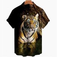 ราคา เสื้อพิมพ์ลายฮาวายแขนสั้น สำหรับผู้ชาย ใส่เล่นชายหาด (52451405437)