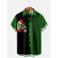 ราคา เสื้อฮาวายย้อนยุค ลายซานตาคลอส สไตล์แฟชั่นสำหรับงานคริสต์มาส (49801410642)