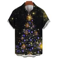 ราคา เสื้อฮาวายสำหรับผู้ชาย ธีมคริสต์มาส แบบผ่อนคลาย แฟชั่นใหม่ (46751420574)