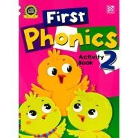 ราคา First Phonics Activity Book 2 แบบฝึกหัดภาษาอังกฤษสำหรับเด็กอนุบาล Pelangithai (9968310620)