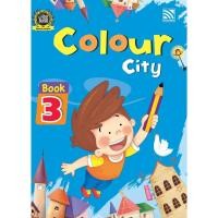 ราคา สมุดระบายสี แบบฝึกหัดเด็ก เรื่อง Colour City 3 แบบฝึกเด็กอนุบาล (14250818937)