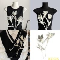 ราคา KOOK 3D ผ้าปักลายดอกไม้ สำหรับชุดเสื้อกันหนาว เย็บปักถักร้อย ใช้ในงานหัตถกรรมและตกแต่งเสื้อผ้า (54601526377)