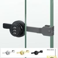 ราคา KOOK 3Digit Combination Lock ล็อคประตูกระจกบานเลื่อน Anti theft Safety Slide Latches (42675073672)
