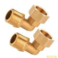 ราคา ทําอาหาร 2ชิ้น 1 2นิ้วทองเหลืองข้อศอกข้อต่อข้อต่อข้อต่อชุดสําหรับน้ําร้อนน้ําเย็น (26586491572)