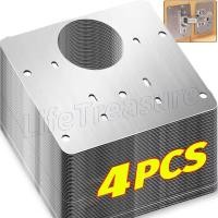 ราคา ชุดแผ่นซ่อมบานพับตู้ บานพับซ่อมเครื่องมือยึด บานพับประตูสแตนเลส แผ่นยึดพร้อมสกรูเฟอร์นิเจอร์ยึด ห้องครัวตู้ประตูบานพับชุด (27334533308)