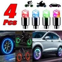 ราคา 1 4ชิ้นล้อยางวาล์วหมวกไฟ รถจักรยานยนต์จักรยานล้อโคมไฟ จักรยานยางวาล์วหมวกแสง นํา สีวาล์วอากาศหัวฉีด ขี่จักรยานโคมไฟการปรับเปลี่ยนอุ (51900106756)
