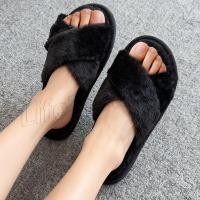 ราคา รองเท้าแตะฟลัฟฟี่สำหรับสตรี ดีไซน์เฟอร์รี่ ไวร์ซ หัวเปิดนิ้ว เหมาะสำหรับฤดูใบไม้ร่วงและหนาว (46651710671)