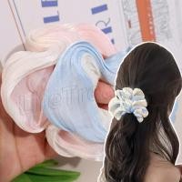 ราคา ห่วงผมตาข่ายไล่ระดับสีไหล เครื่องประดับผมสาว ผูกผมนางฟ้ายืดหยุ่น แหวนผมผมหางม้า เชือกผมลําไส้ขนาดใหญ่ ชีฟองผ้ากอซ ชม วงการบิน อุปกรณ์ผม (40250733785)