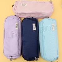 ราคา กล่องดินสอเปิดคู่สไตล์มินิมอล เครื่องเขียนนักเรียน อุปกรณ์สํานักงานของโรงเรียน ความจุขนาดใหญ่รายการออแกไนเซอร์ กระเป๋าเครื่องเขียน กระเป๋าเก็บปากกา (28641939354)