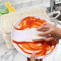 ราคา แผ่นใยขัดอ่างล้างจาน ใยบวบเยื่อไม้ฟองน้ําล้างจาน สองด้านบนโต๊ะอาหารเช็ดเศษผ้า ฟองน้ําขัดเครื่องครัว อุปกรณ์ทําความสะอาดบ้านที่ส (50650934809)