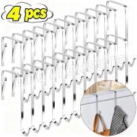 ราคา 2 4ชิ้นตะขอแขวนประตูเหล็ก สําหรับตู้ตู้เสื้อผ้าผนัง ห้องครัวห้องน้ําอุปกรณ์จัดเก็บ ตู้แร็คแขวน สากล หนัก เจาะฟรี (44851699679)