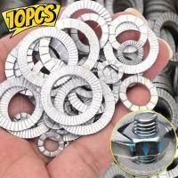 ราคา 10 ชิ้นเหล็กเครื่องซักผ้าล็อคตัวเอง ทนทาน อเนกประสงค์ สกรูแหวนยึดปะเก็น อุปกรณ์เสริมคงที่เฟอร์นิเจอร์ เครื่องซักผ้าป้องกันการคลายคู่สแต (57551680747)