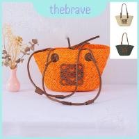 ราคา กระเป๋า หวาย Trendsetting กระเป๋าผ้าฟางทอมือ กระเป๋าเดินทางแบบสบาย ๆ ขนาดไหล่ กระเป๋าขนาดกลาง (27331333037)