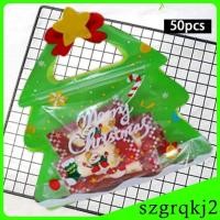 ราคา Szgrqkj2 50 ชิ้นคริสต์มาส Goodie กระเป๋าคริสต์มาสของขวัญกระเป๋า Xmas Tree Design Xmas Favor Candy Goodies กระเป๋านํากลับมาใช้ใหม่ Xmas Party Candy กระเป๋า (47102115514)